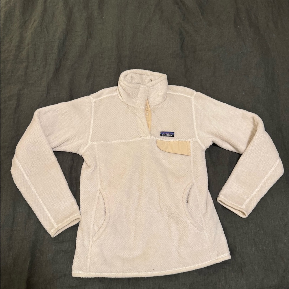 Patagonia Cream Fleece Jacket